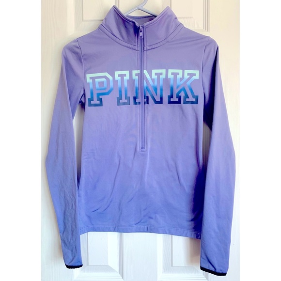 PINK Victoria's Secret Tops - PINK Logo Athletic Pullover Jacket